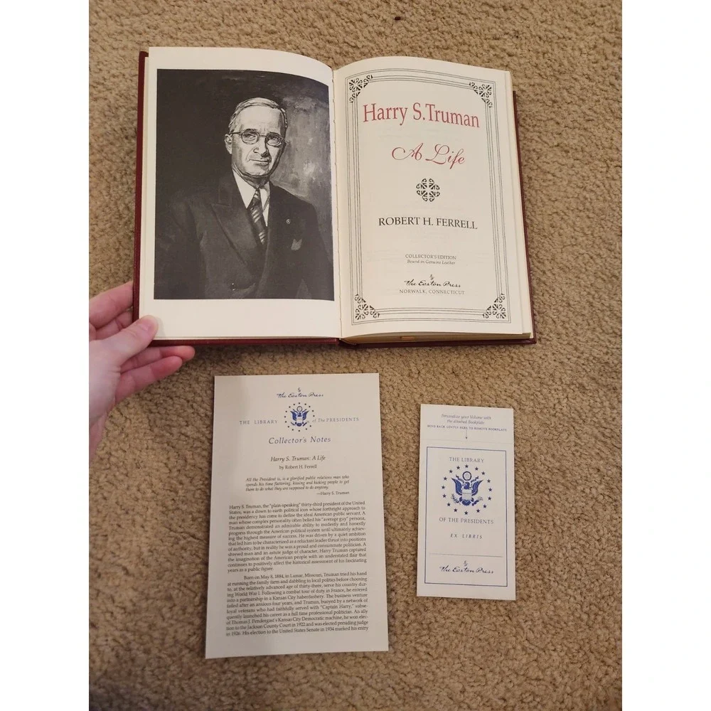 HARRY S TRUMAN A LIFE - Robert H Ferrell - Easton Press - Library Of Presidents